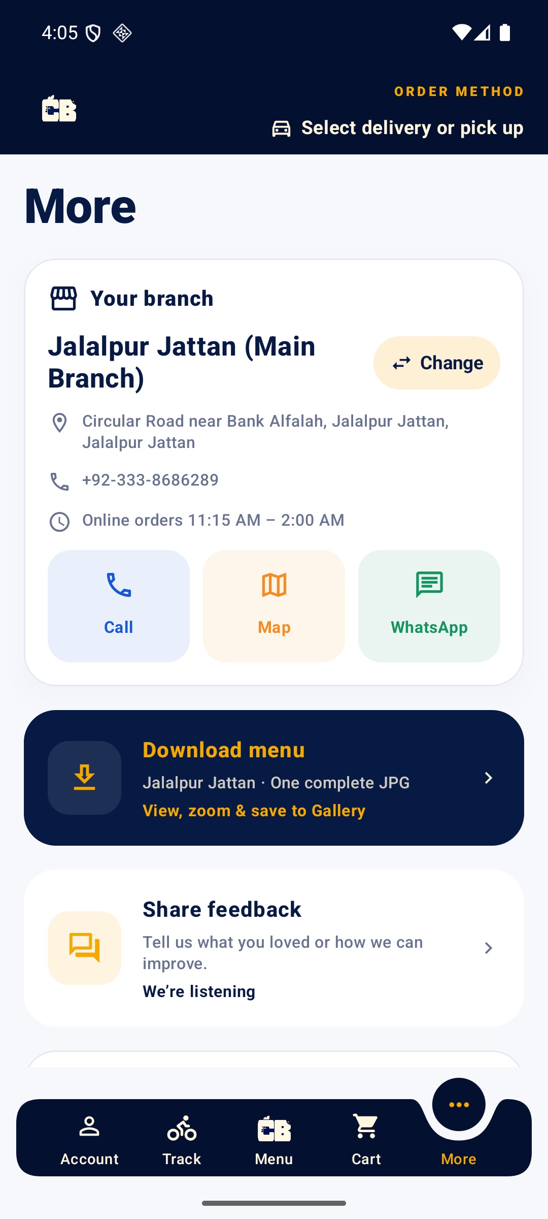Chicky Bites Android branch and support hub